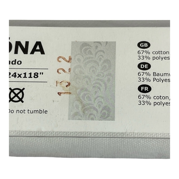 NIB IKEA Window Panel VARSKÖNA Design Paulin Machado White Window Shade - Picture 4 of 6